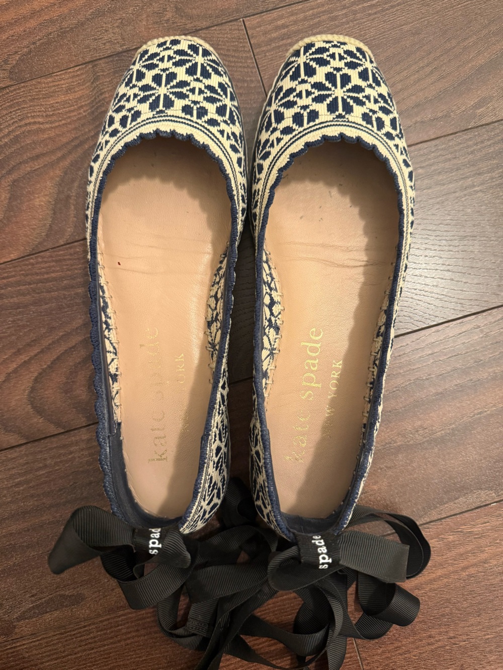 Kate Spade knottingham knit espadrilles size US10 or EU40.5